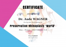 Participation Congrès Mondial Rhinoplastie de Préservation 2023